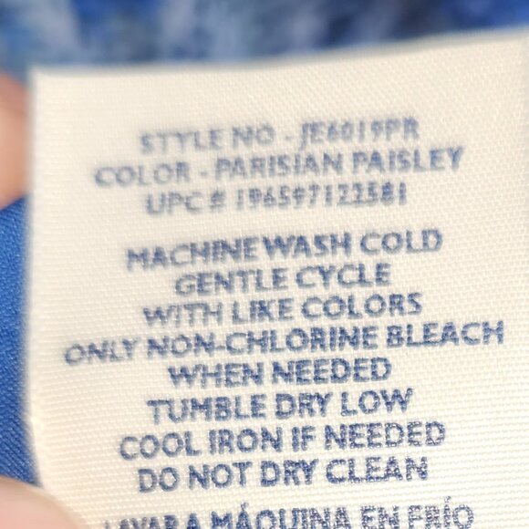 25251 Joie Parisian Paisley Tiered Dress Made in India - Picture 13 of 14